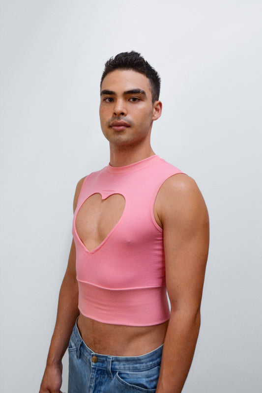 Heart Cutout Crop Top