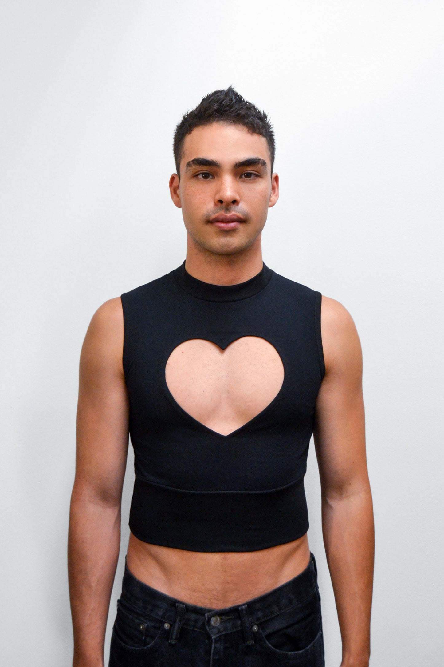 Heart Cutout Crop Top