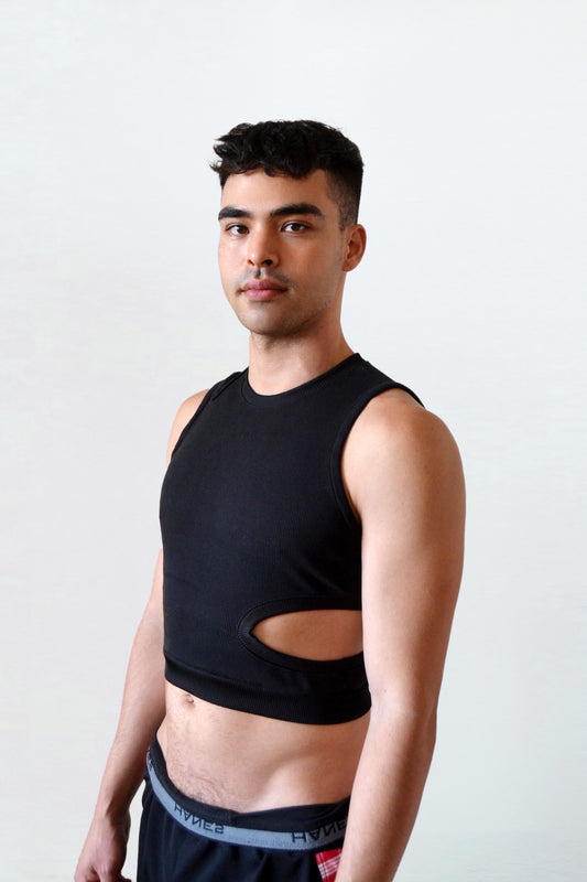 Dual Hole Crop Top